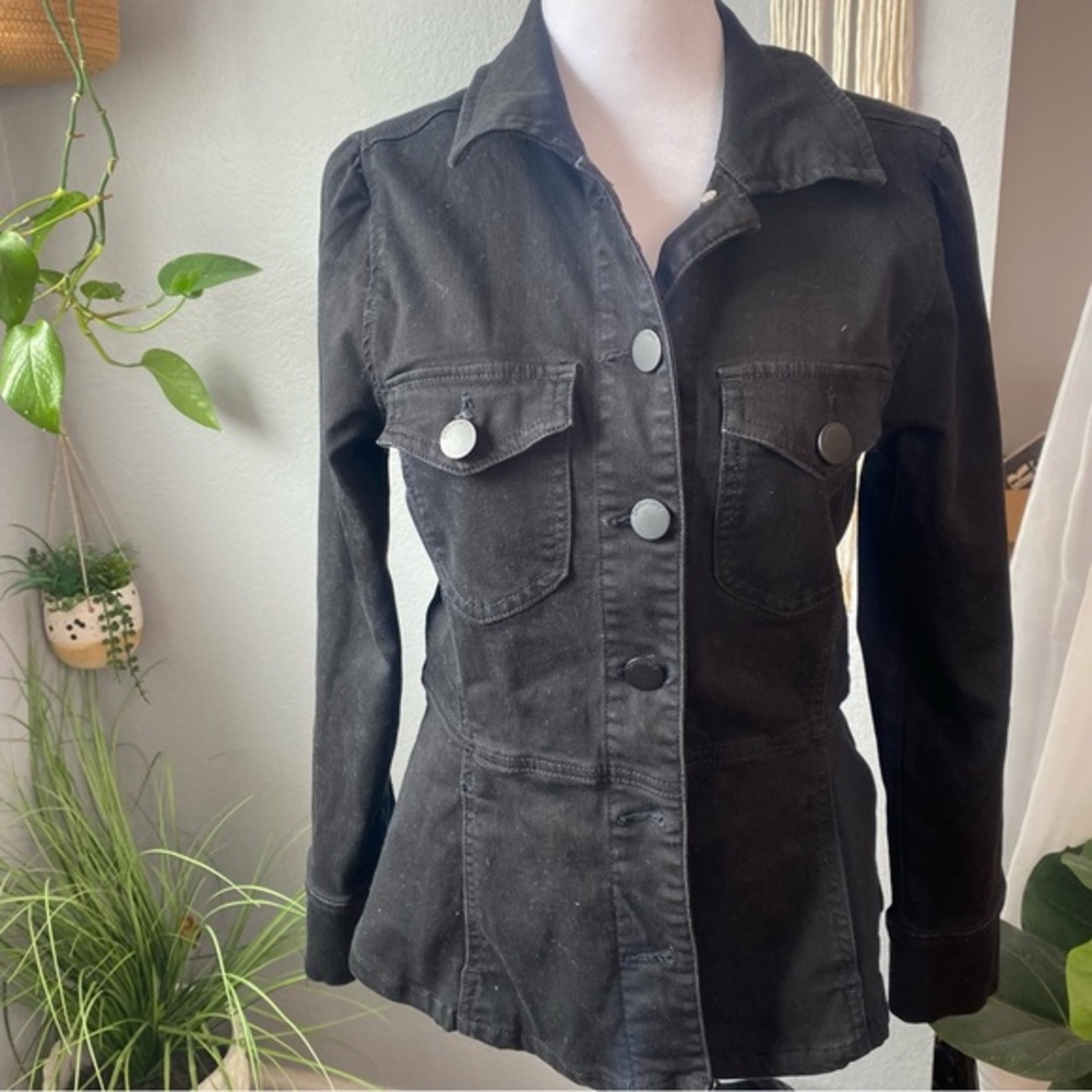 Democracy Black Jean Jacket